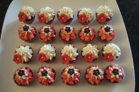 Schoko-Baileys Mini-Cupcakes